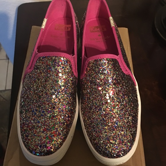 Kate Spade Triple Decker Glitter Keds - Picture 3 of 3